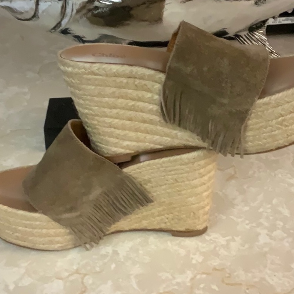 🔥Chloe platform wedges🔥sz-7 Excellent condition - Picture 8 of 12